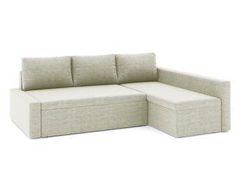 Диван-кровать угловой Фрихетен дельфин, рогожка