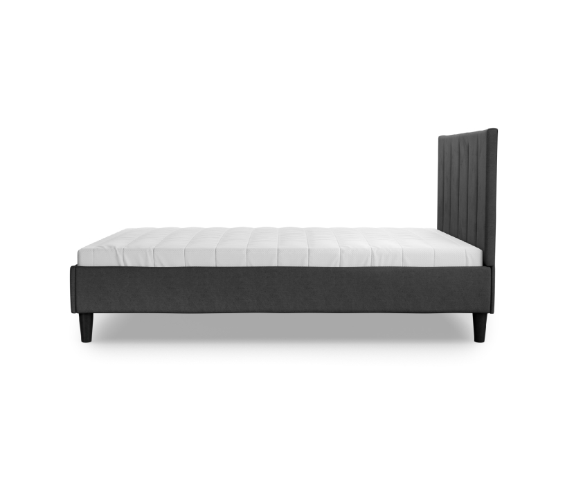 Кровати 160 см, Кровать Джейн 160х200 с кроватным основанием, велюр