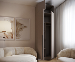 Шкаф Бостон с антресолью 800