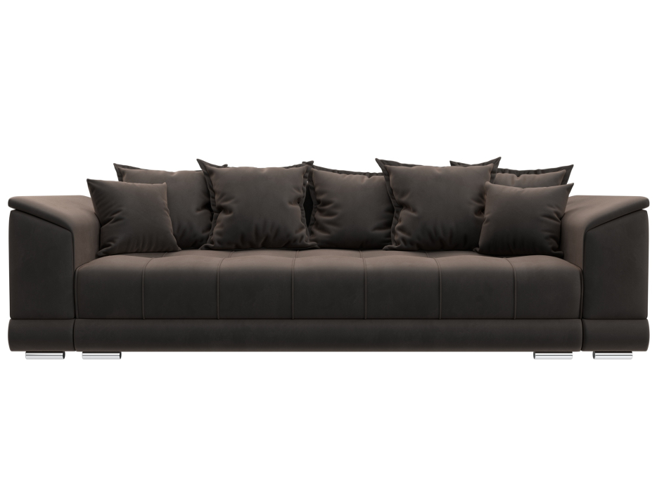 Диваны еврокнижки, Диван прямой НордСтар НПБ, велюр SEVEN