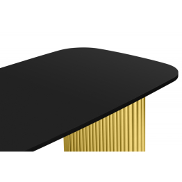 Деревянный стол Бавария 160*90 (золотые ноги)