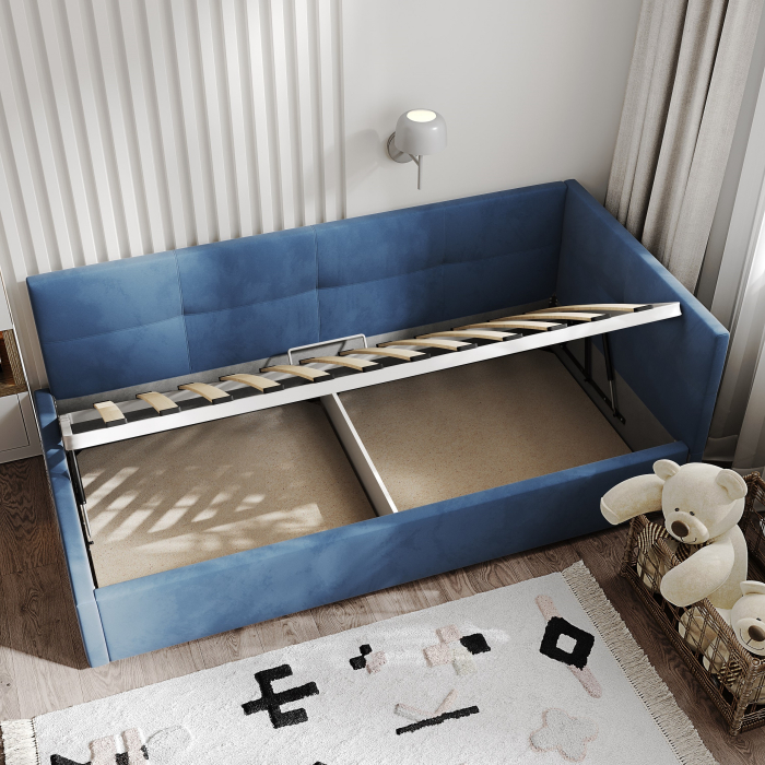 Кровати с мягким изголовьем, Кровать односпальная Меркурий-1 90х200