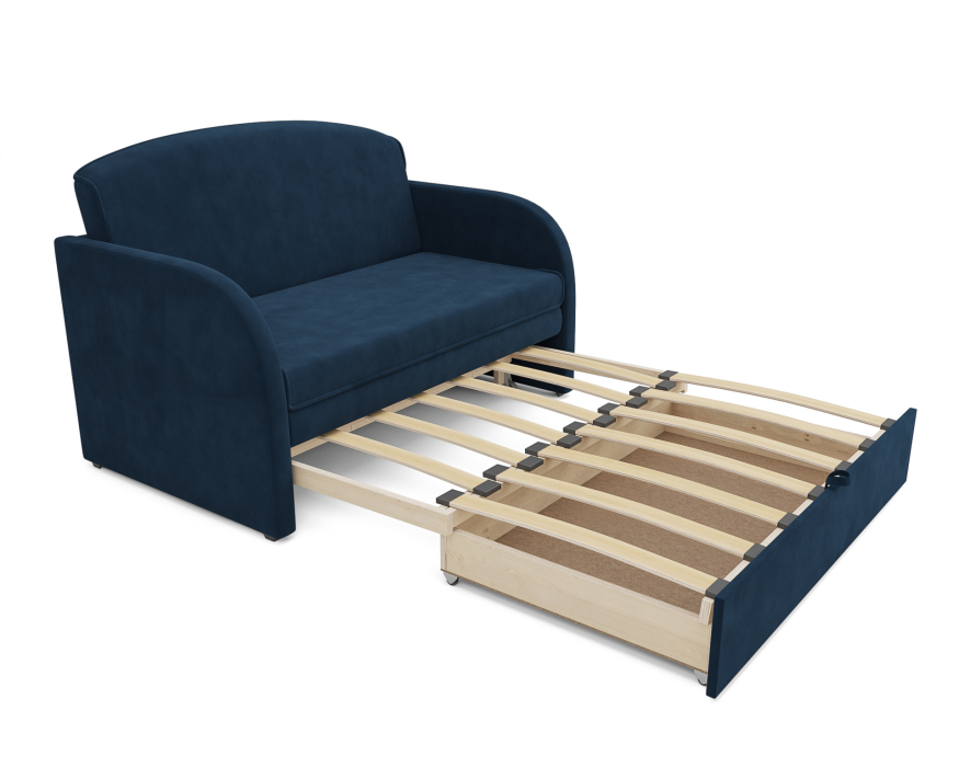 Диваны кровати со спальным местом, Диван прямой выкатной Малютка (Велюр)