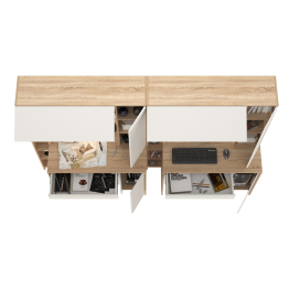 Два стола с надстройкой Моби Комфорт 12.71