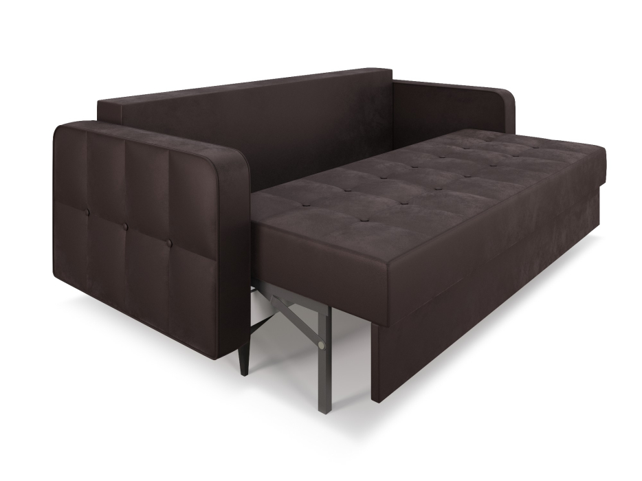 Диваны с ящиком для белья, Диван прямой тик-так Снеп (Бархат)