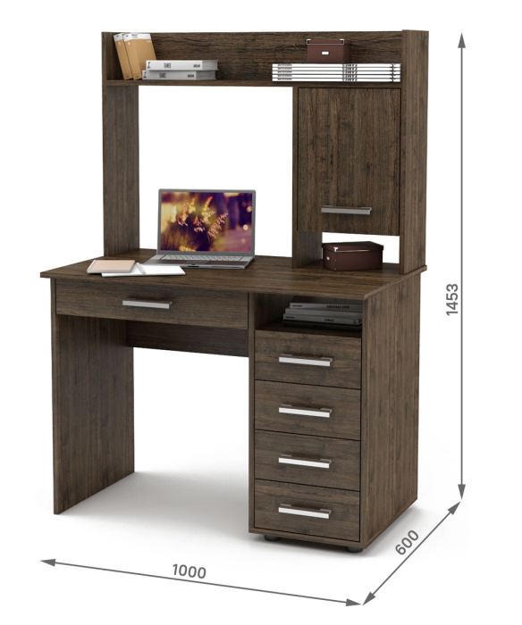 Прямые, Письменный стол с ящиками Остин 11Я