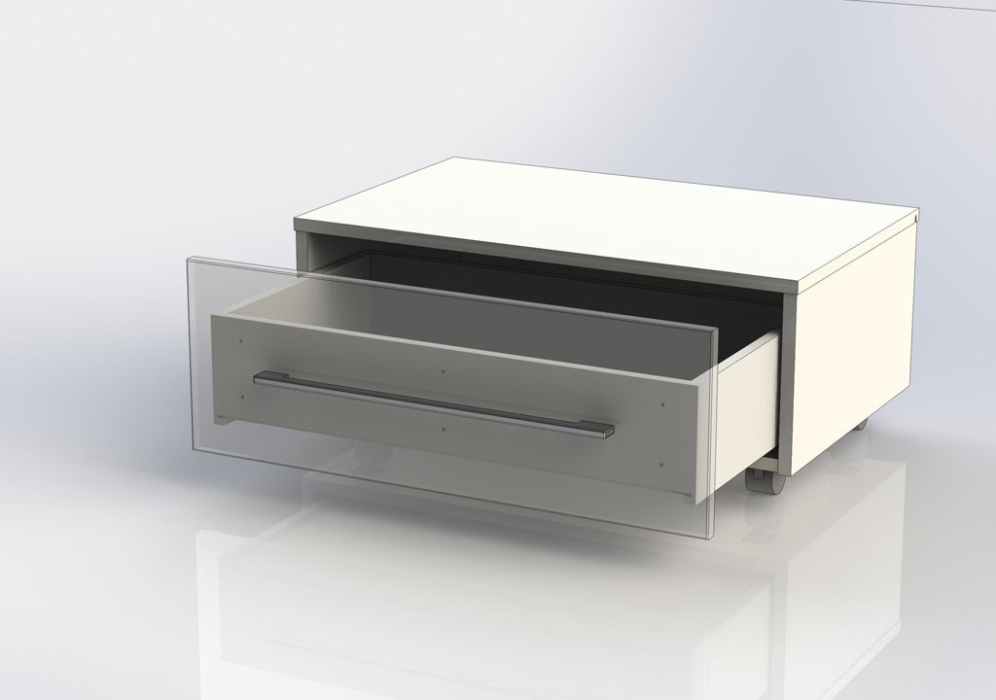 Тумбы без раковины, Тумба подкатная  Aquanet Нота 75 