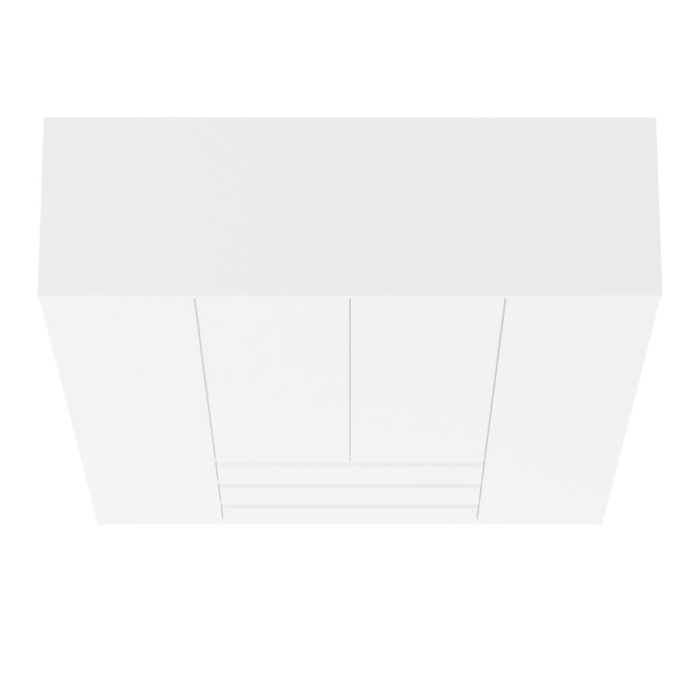 Шкафы распашные, Шкаф-комод с тремя ящиками и четырьмя дверками Мори МШ1600.1