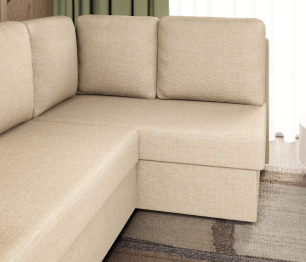 Диван угловой Джессика 2 правый, рогожка