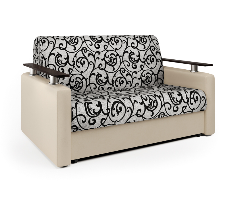 Диваны с ящиком для белья, Диван-кровать Шарм 100, экокожа/шенилл