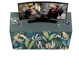 Комод-тумба Либера 16.230.01, фасады с рисунком Тропический лес  