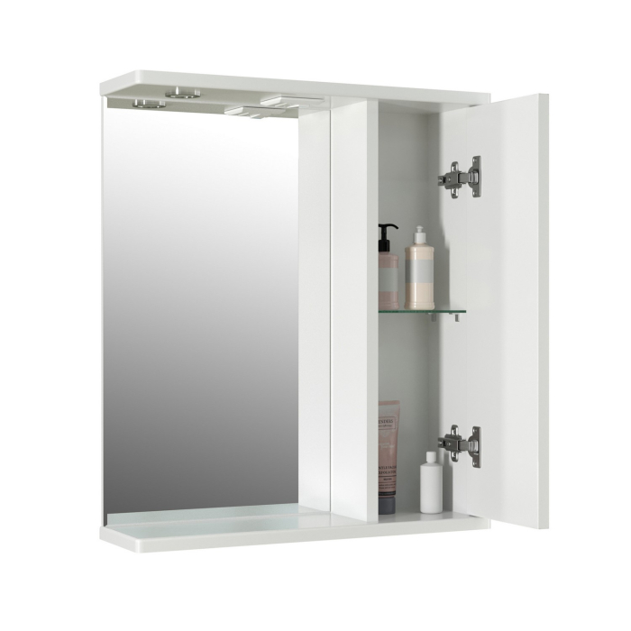 Стеллажи и полки, Шкаф навесной ЭТЬЕН-60 правый с подсветкой  (ПВХ)