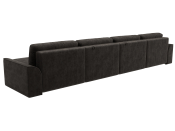 Диван п-образный Лига-048 НПБ лонг, велюр BRUT