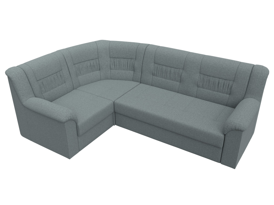 Диваны угловые в гостиную, Диван угловой Карелия левый угол, рогожка Амур