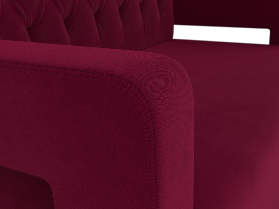 Дизайнерские диваны для гостиной, Прямой диван Рамос Люкс 2-х местный, микровельвет