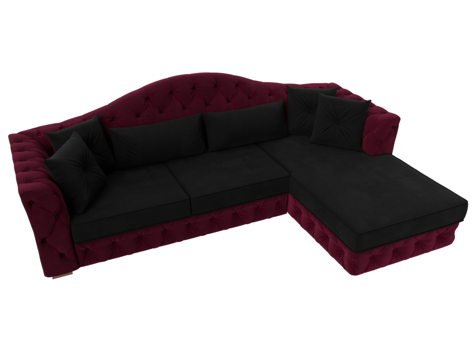 Диваны угловые в гостиную, Диван угловой Артис правый угол, микровельвет