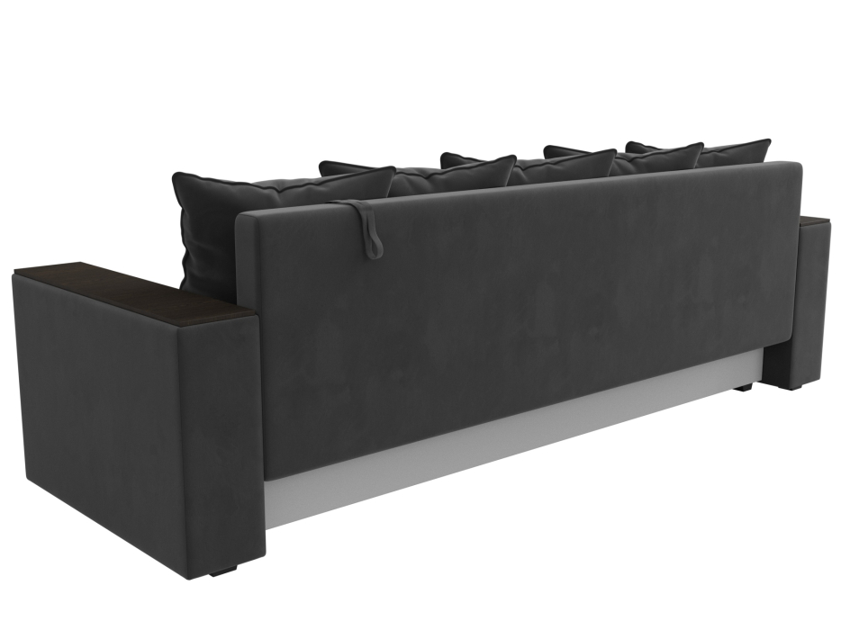 Диваны прямые, Диван прямой Дубай Лайт полки слева, велюр