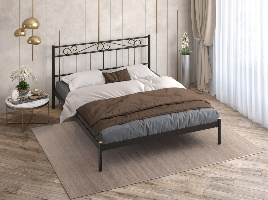 Кровати 160х200, Кровать Эсмеральда 160х200 ортопедическое основание 