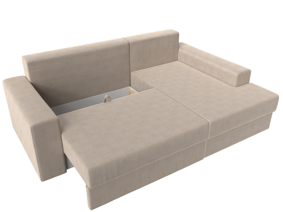 Диваны угловые в гостиную, Угловой диван Майами правый угол, рогожка