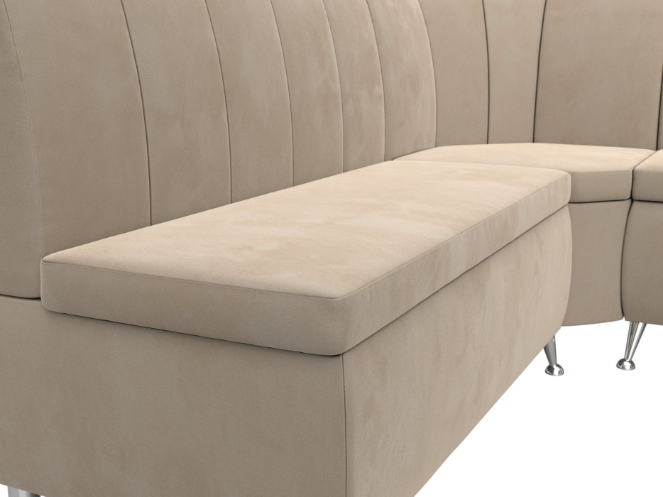 Диваны угловые кухонные, Диван кухонный угловой Кантри правый угол, велюр