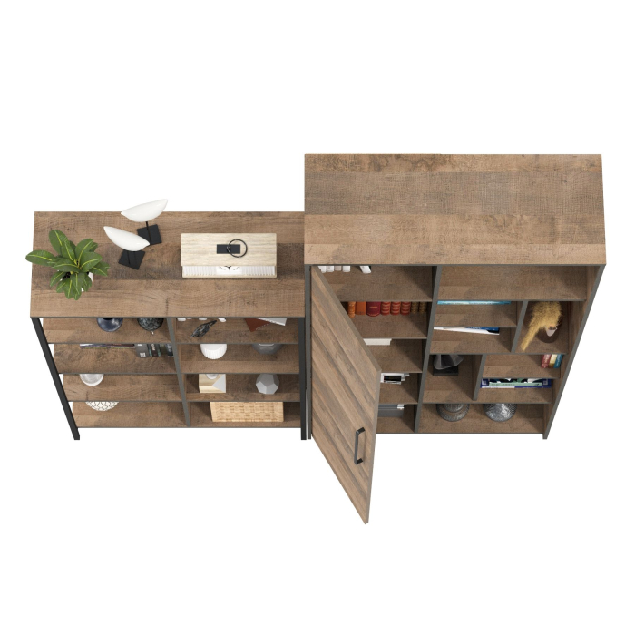 Стенки для гостиной, Шкаф-стеллаж со стеллажом Трувор 13.151.02