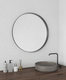 Дизайнерское настенное зеркало GENGLASS Rauntel M в металлической раме