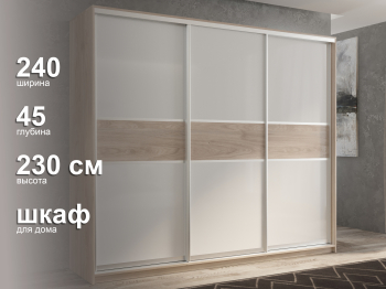 Шкаф-купе 3х дверный Кааппи 11 240х45