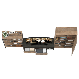 Стенка для гостиной серии Трувор № 72