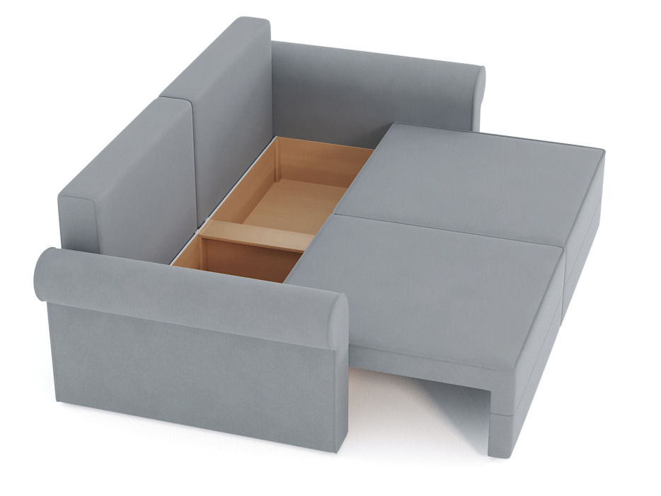 Диваны еврокнижки, Диван-кровать еврокнижка-трасформер Флоренция, велюр