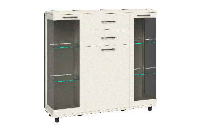 Модульная система Грейс Тумба ТБ-5000  Серый Кашемир