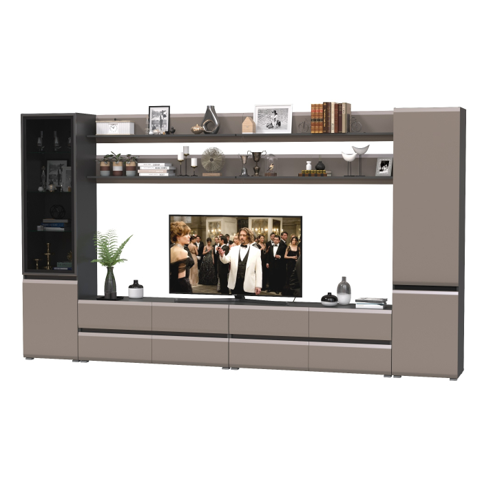 Стенки для гостиной, Сидней мебель в гостиную корпусная № 123