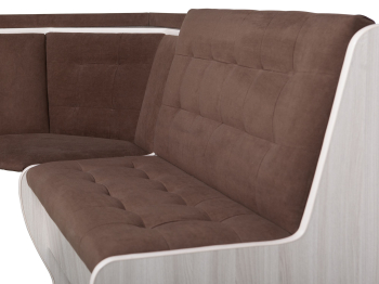 Кухонный уголок Стиль 1Л (со столом СТ4) Ясень шимо светлый / велюр