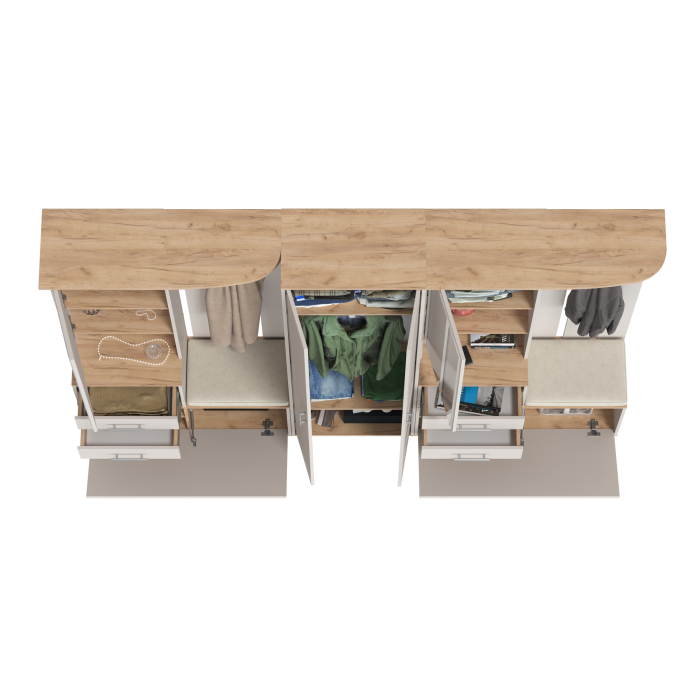 Прихожие, Модульная прихожая Домино № 3