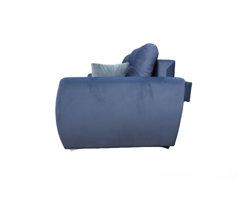 Диваны кровати со спальным местом, Прямой диван Джулиан с подлокотниками, велюр