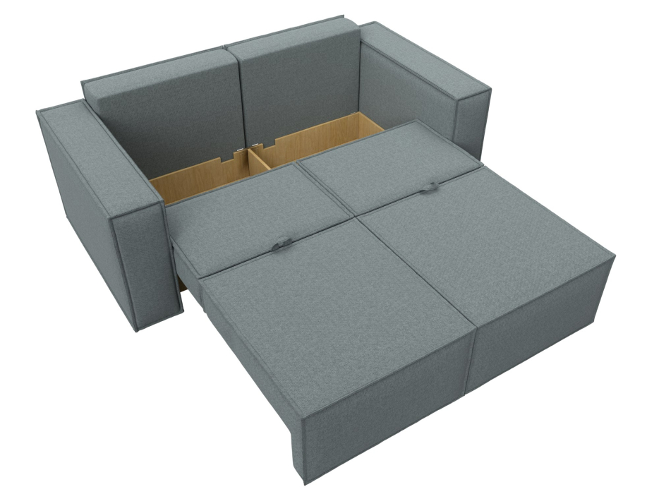 Диваны кровати со спальным местом, Диван прямой Куба мини, рогожка Амур