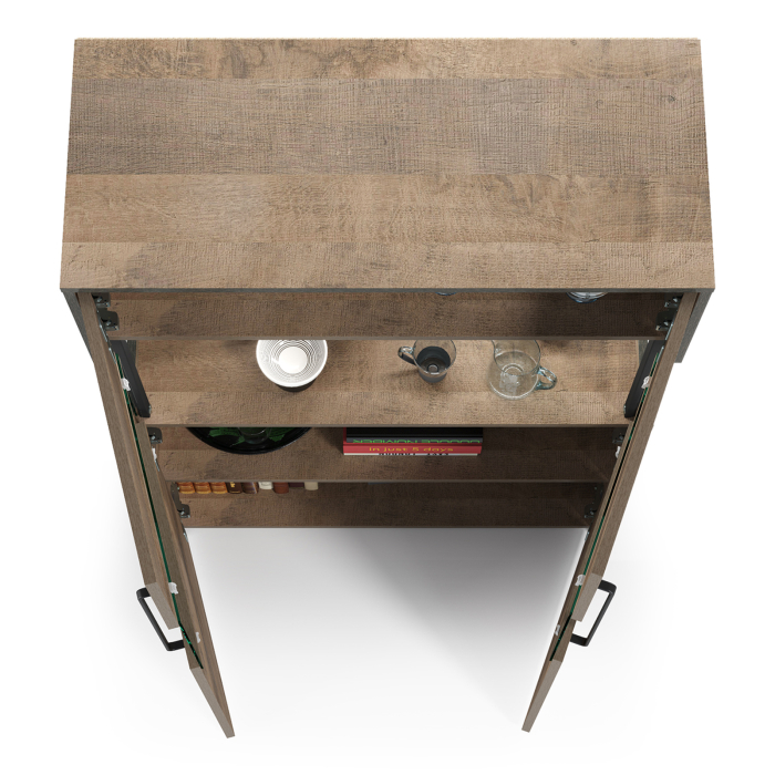 Комоды, Комод с витриной Трувор 13.306