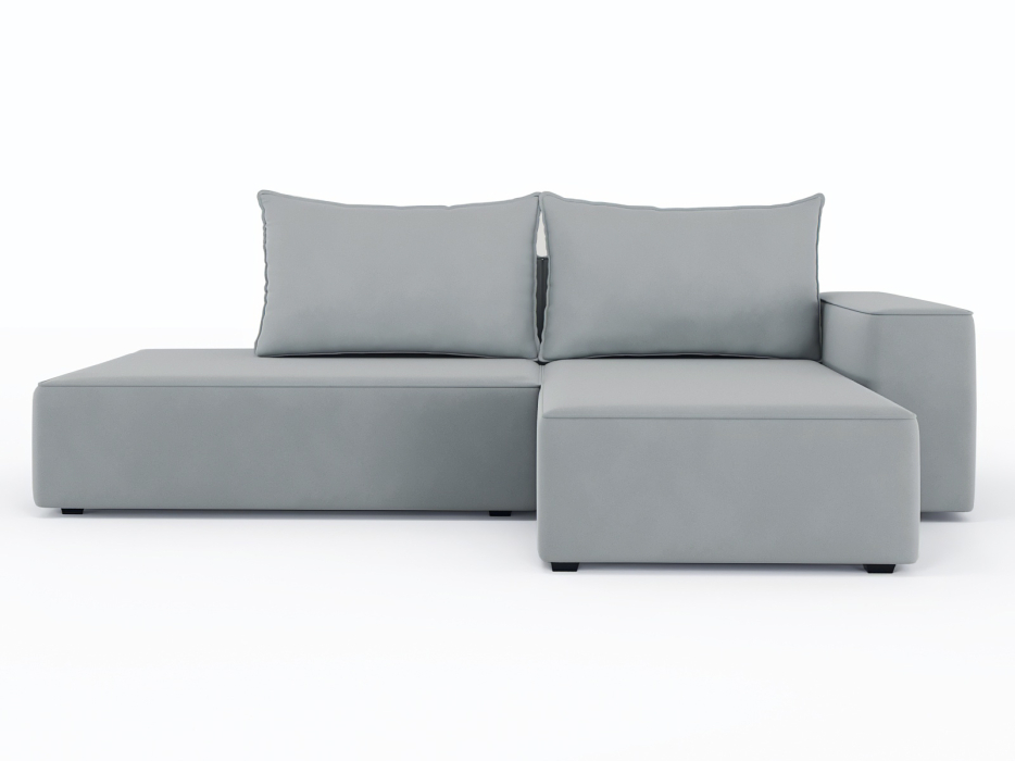 Диваны угловые в гостиную, Диван-кровать угловой Кензо еврокнижка, велюр