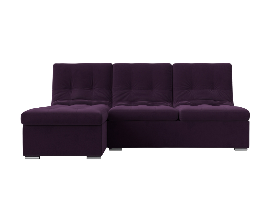 Диваны угловые в гостиную, Угловой диван Релакс угол правый, велюр