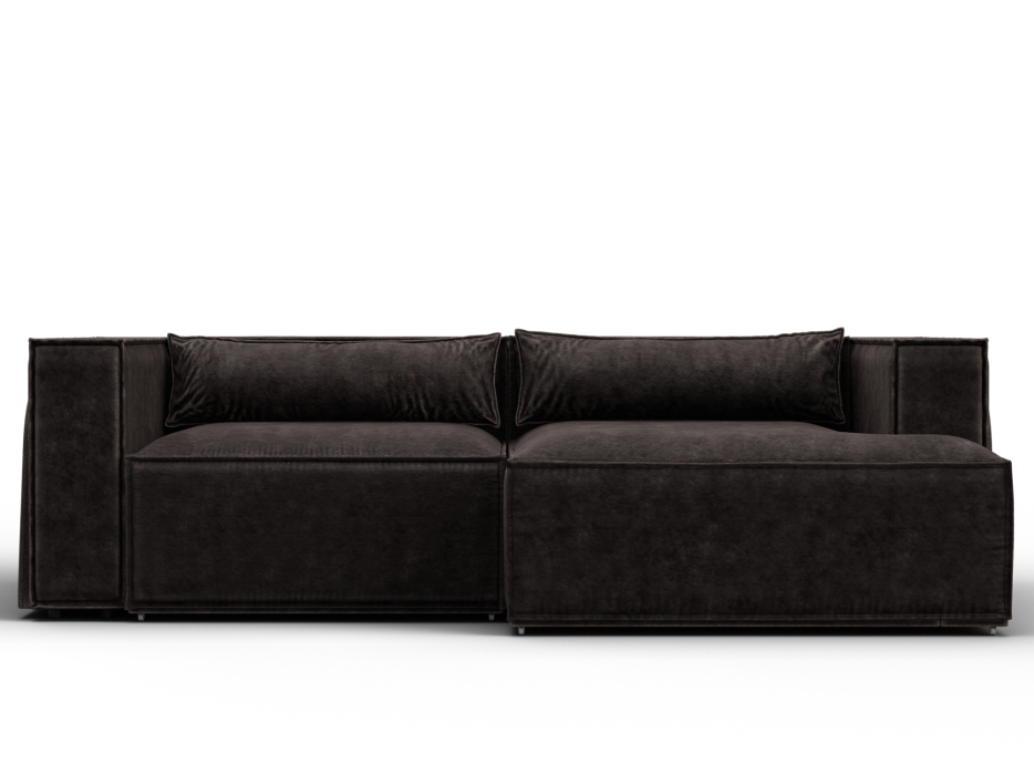 Диваны угловые в гостиную, Диван угловой Лига-061 угол правый, велюр BRUT