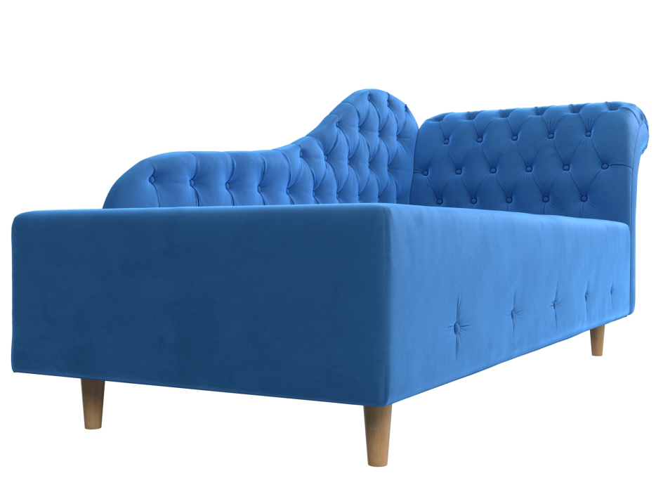 Кушетка диван, Кушетка Камерон правая, велюр 