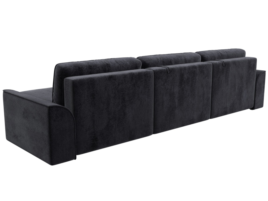 Диваны угловые в гостиную, Диван угловой Лига-048 НПБ лонг, велюр TOWER