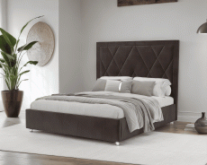 Мягкая кровать, Кровать Треви 160 см (Бархат)