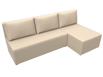 Угловой диван Поло правый угол, экокожа