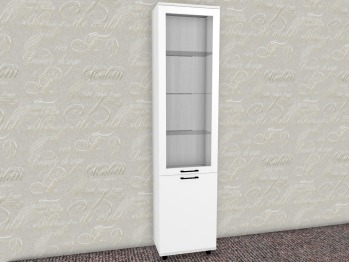 Модульная система Грейс Шкаф ШК-5044  Снежный Ясень