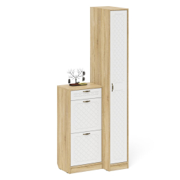 Обувница П-6 с пеналом П-6-500 фрезеровка ромб