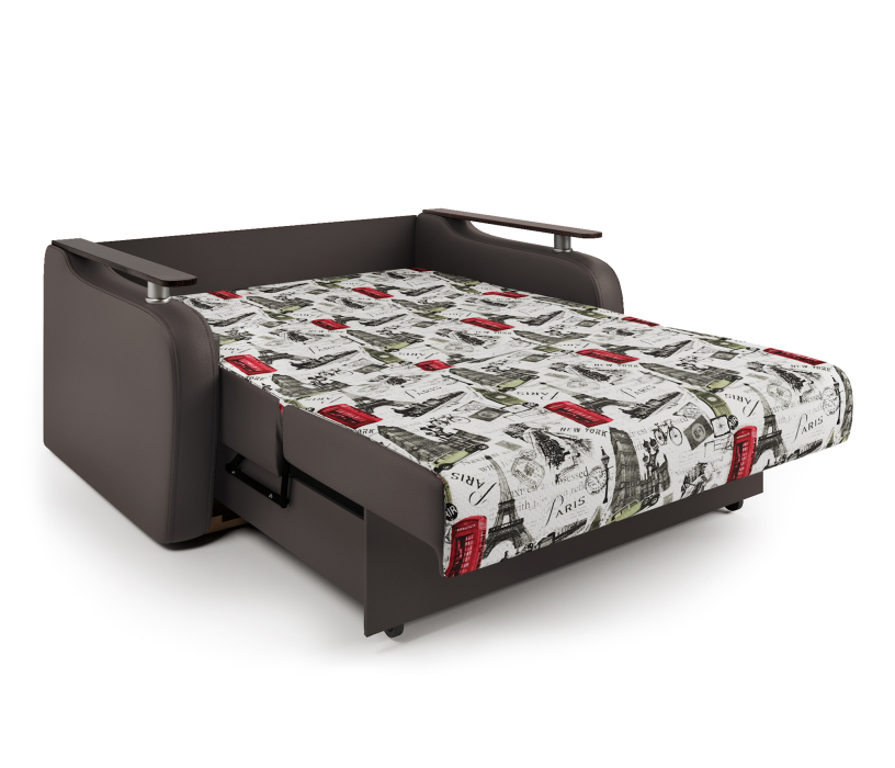 Детские диваны, Диван-кровать Гранд Д 140, велюр/экокожа