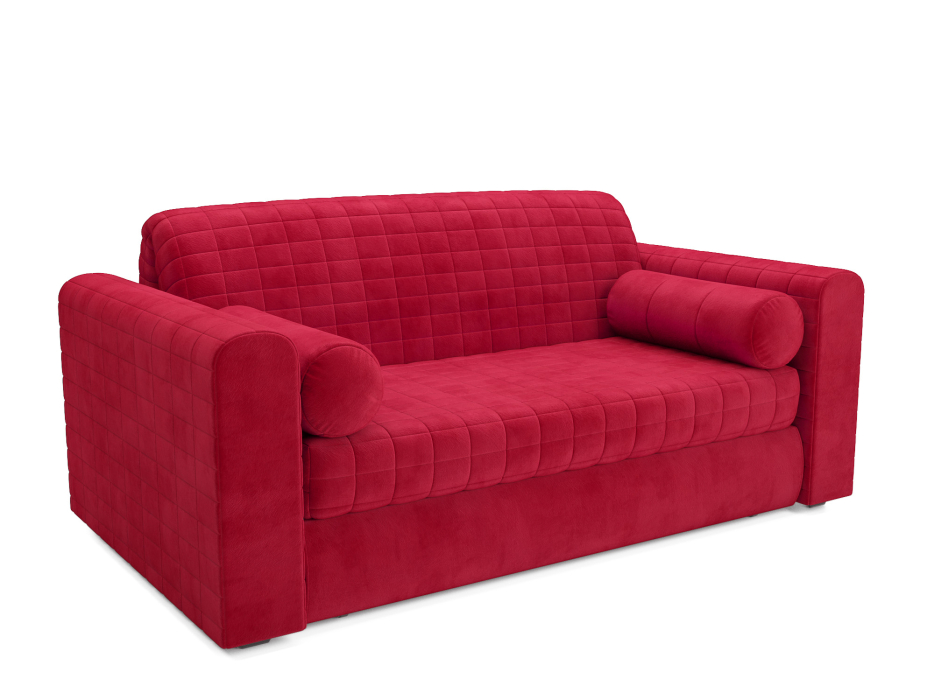 Диваны с ящиком для белья, Диван аккордеон Барон №5 НПБ 120х200 Микровелюр