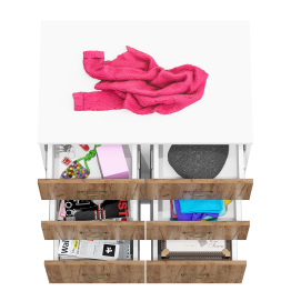 Две приставных тумбы Лидер-8 с тремя ящиками каждая.