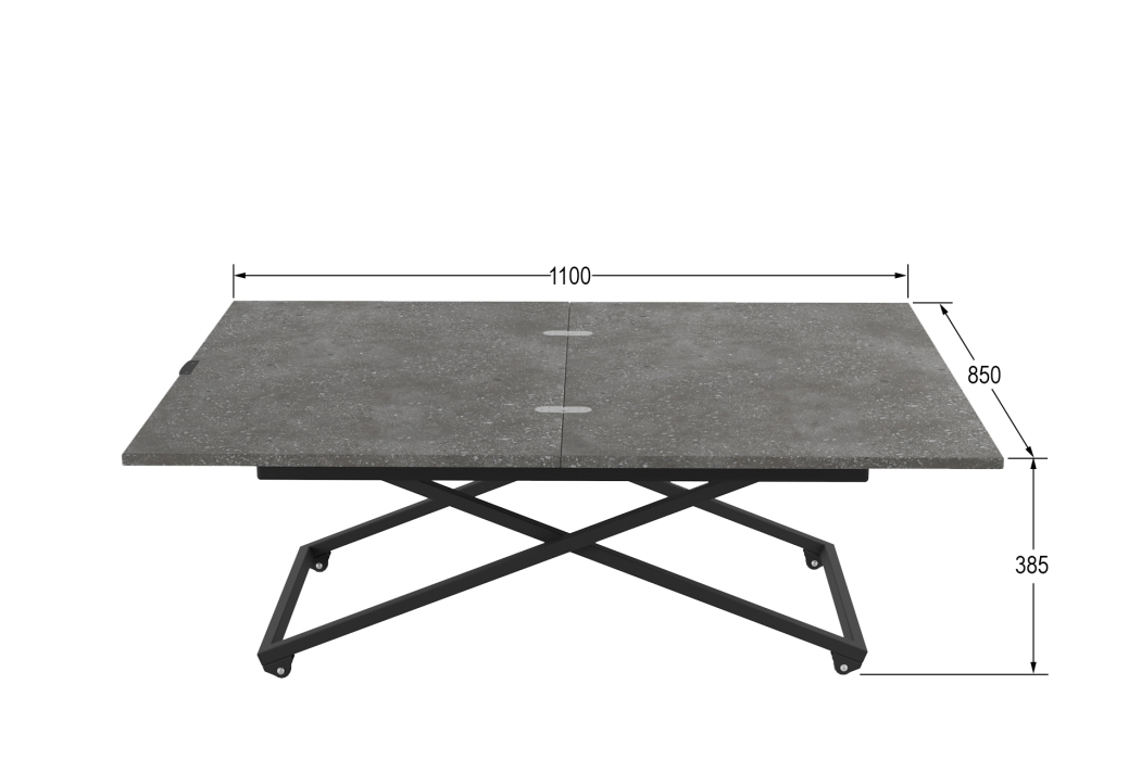 Столы-трансформеры, Стол универсальный трансформируемый АНДРЭ Loft