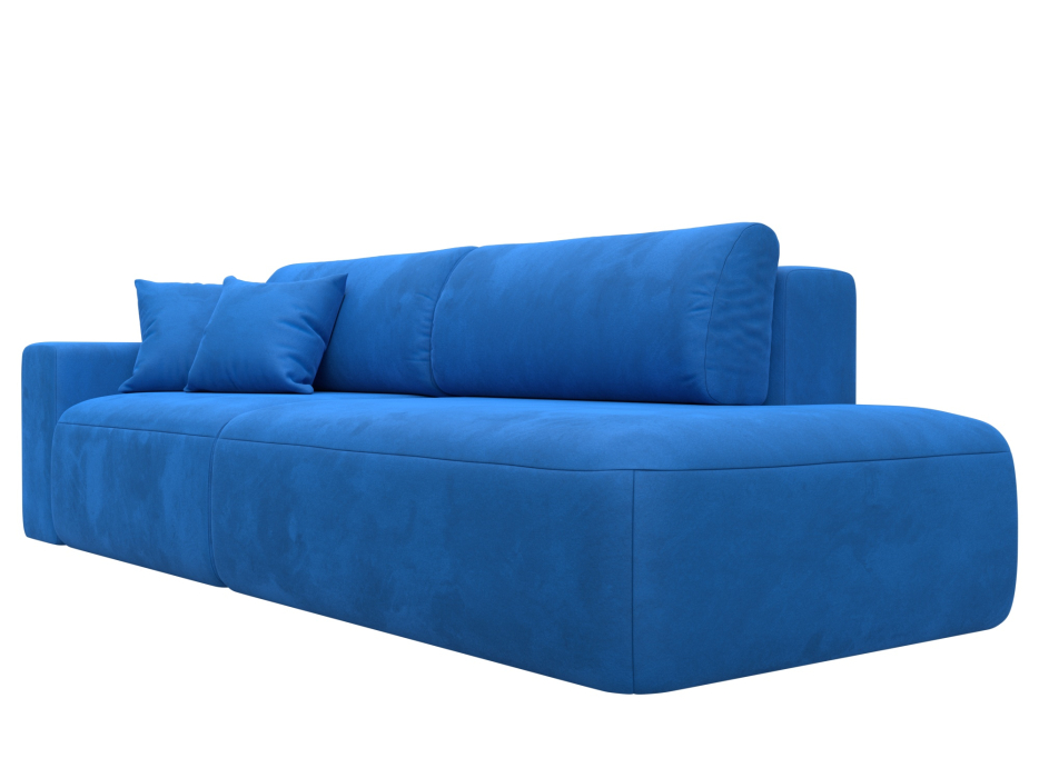 Диваны еврокнижки, Диван прямой Лига-036 Модерн подлокотник слева, велюр